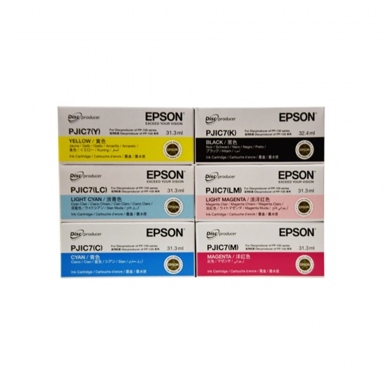 EPSON kit completo 6 cartucce per disc producer PP100 E PP50