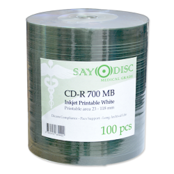 SAYO DISC MEDICAL GRADE, cd-r medicale stampabile inkjet, conforme DICOM SAYO DISC MEDICAL GRADE, cd-r medicale stampabile inkjet, conforme DICOM
