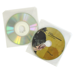 Bustina trasparente per mini cd / dvd