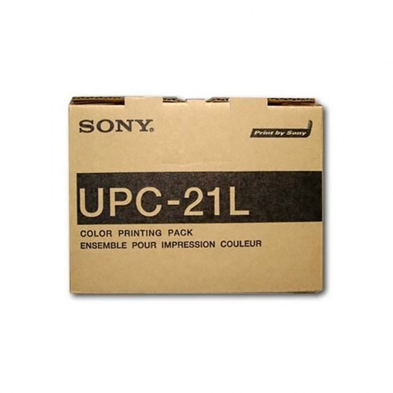 SONY UPC-21L carta ecografica a colori / conf. 4 ribbon + 200 fogli (originale Sony)