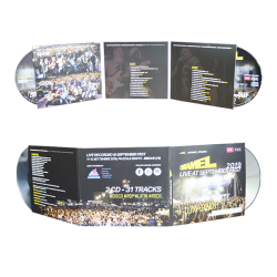 Digifile 3 ante con 2 tasche per 2 CD