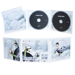 Digipack 3 ante con 2 tray e taglio per libretto