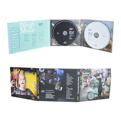 Digipack 3 ante con 2 tray e tasca per libretto