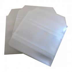 Bustina cd / dvd con flap e striscia adesiva (100 pezzi) Bustina cd / dvd con flap e striscia adesiva (100 pezzi)